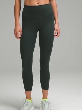 Wunder Train High Rise Tight 25" Legacy Green Size 8